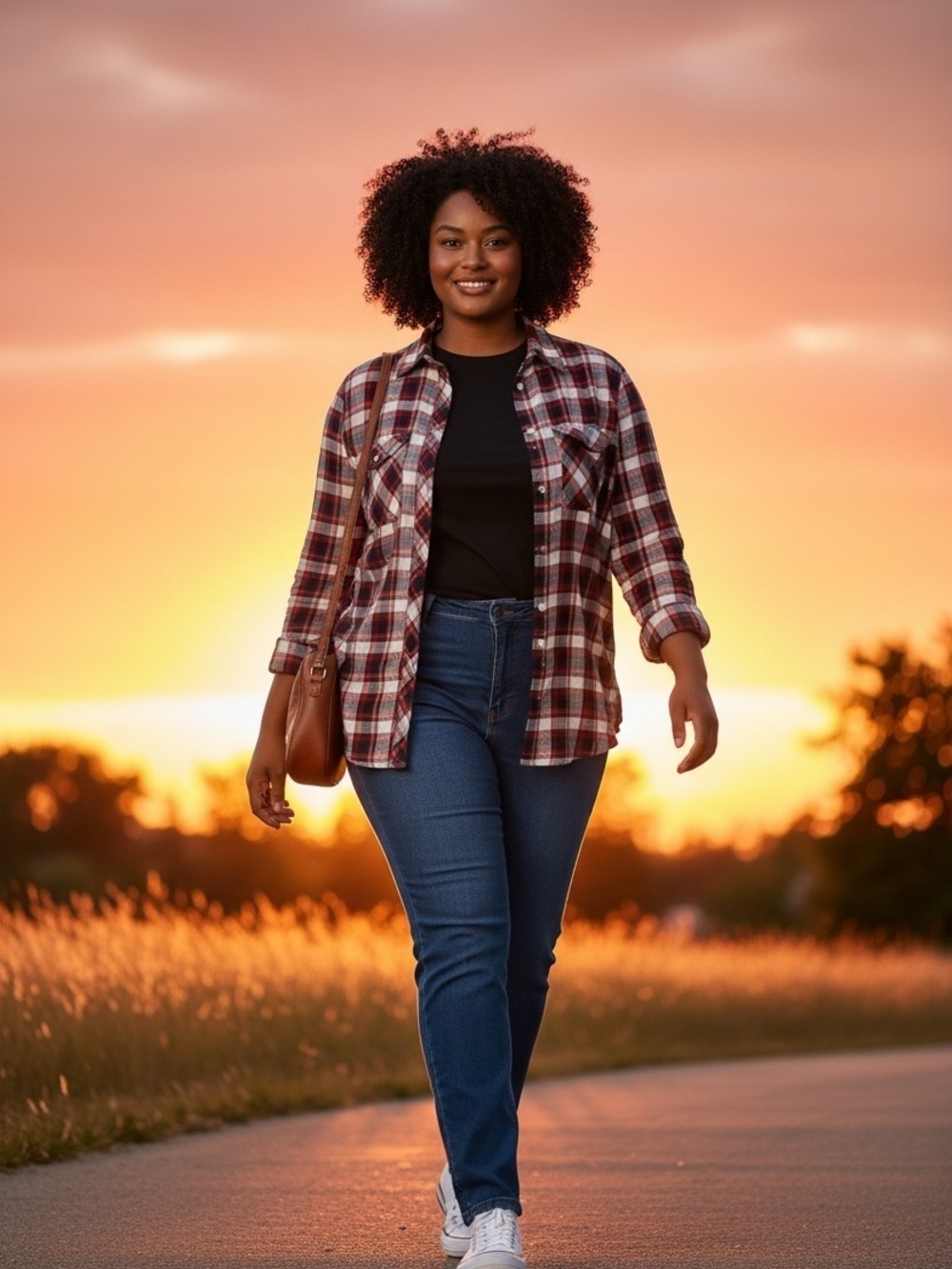 Harper Heritage Red and Black Plaid Button-Up Shirt